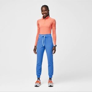 FIGS // Salta Performance Zip Orange Size Small LIMITED EDITION